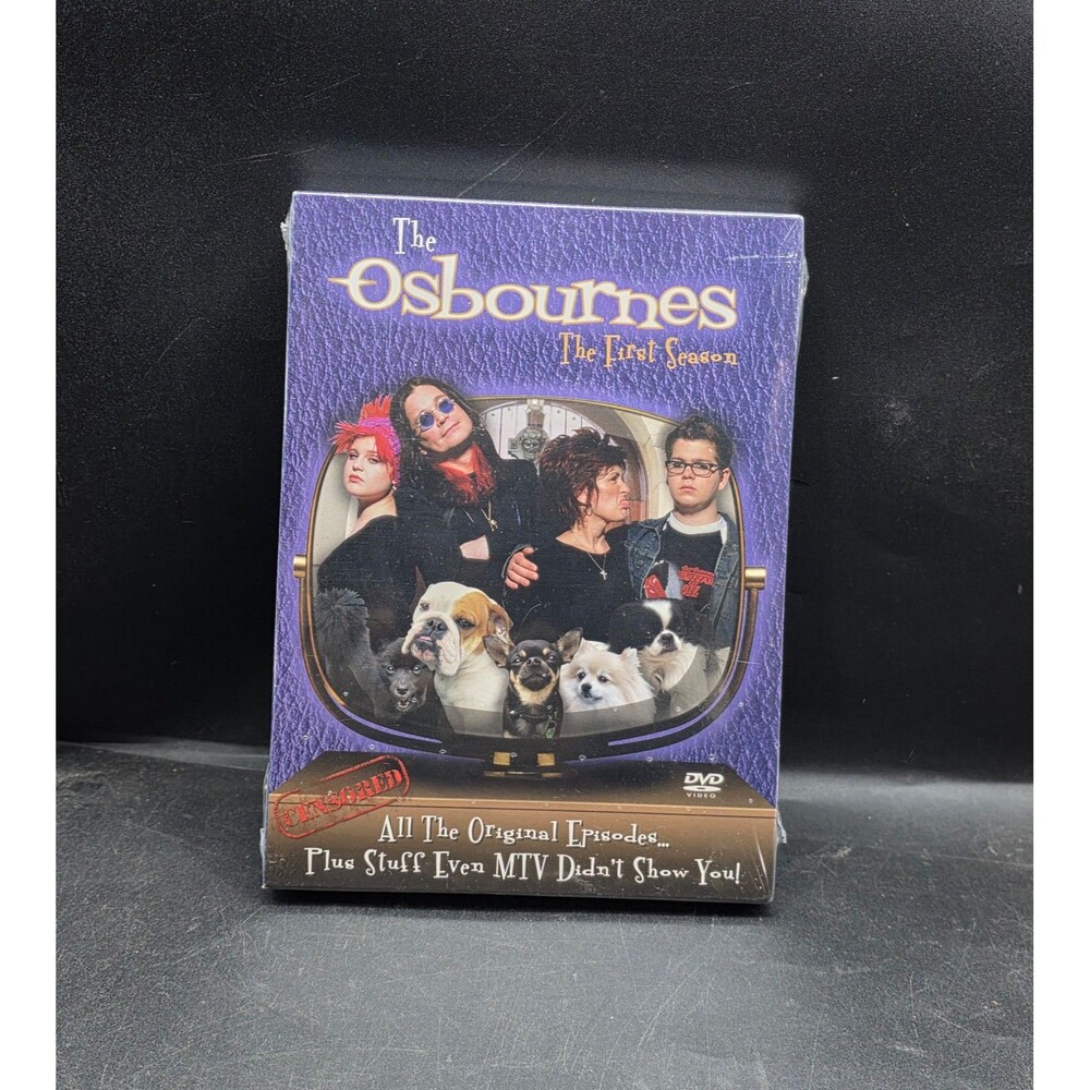 The Osbournes The First Season Brand New Censored DVD Ozzy Osbourne